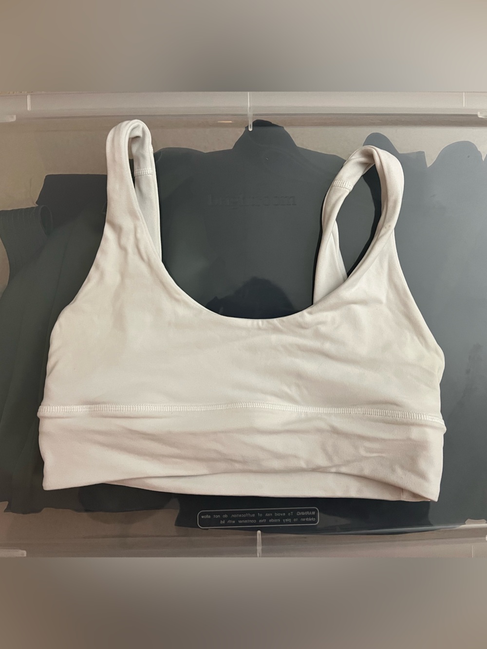 lululemon athletica white Sports Bra